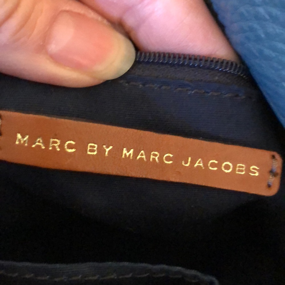 Marc Jacobs Too Hot to Handle Prussian Blue Hobo - Picture 7 of 10